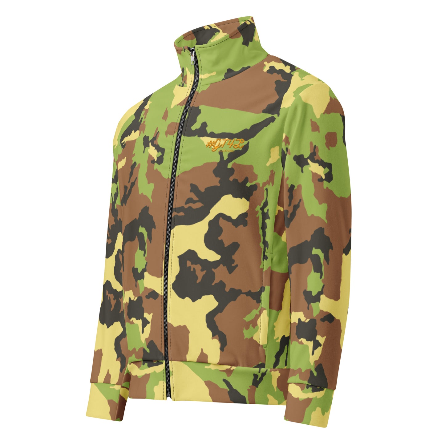 Camouflage jacket on a white background
