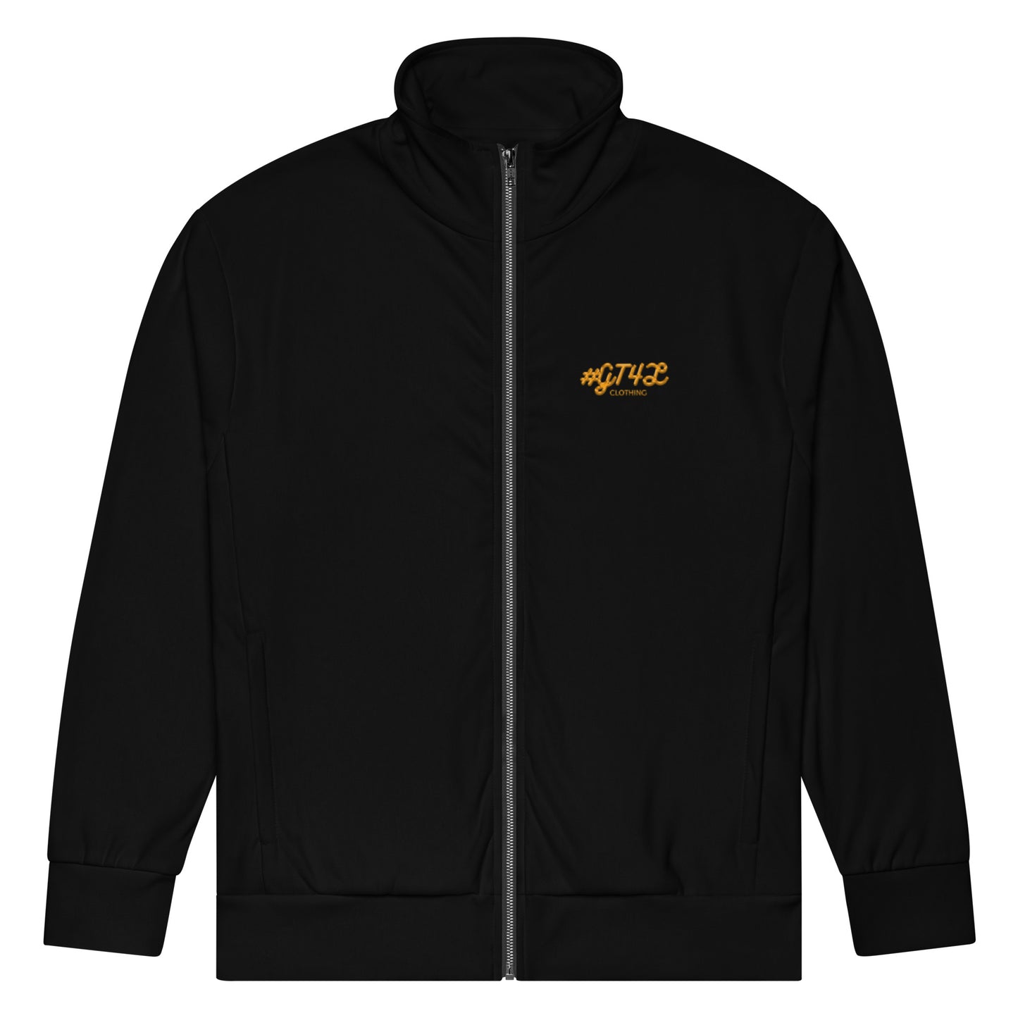 #GT4L all-over-print-recycled-mens-track-jacket-black-front-6849b0085373d