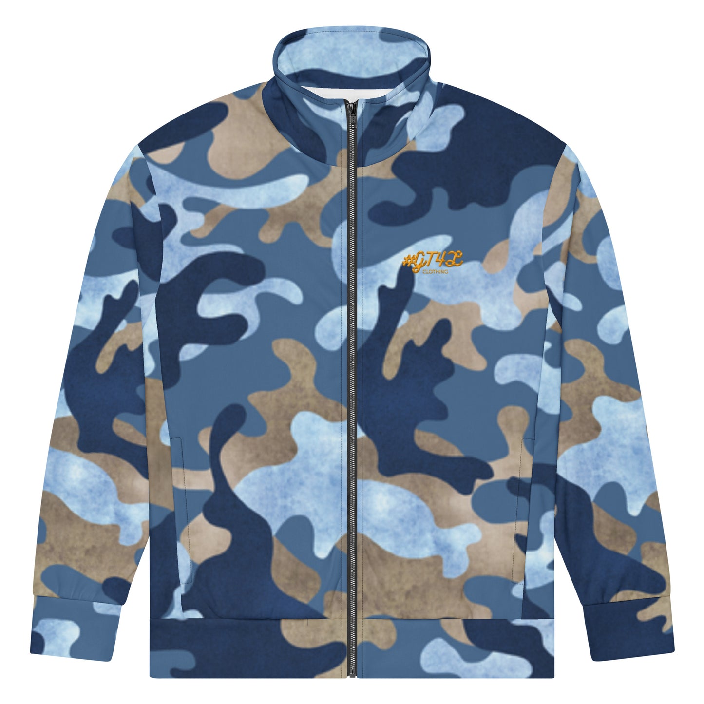 #GT4L all-over-print-recycled-mens-track-jacket-marine-front-6851b3bc9a5fb