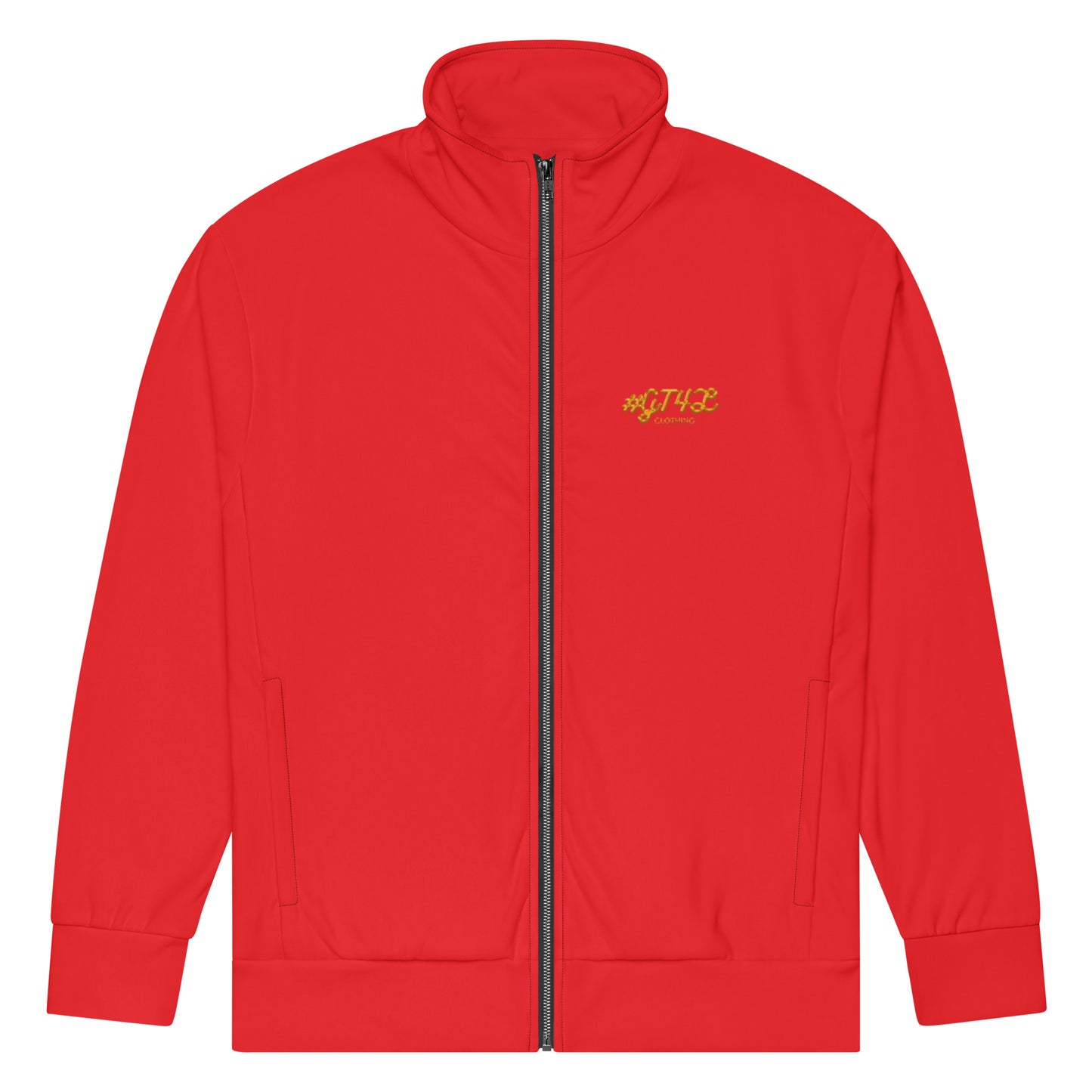 #GT4L all-over-print-recycled-mens-track-jacket-red-front-68489c5035fc8
