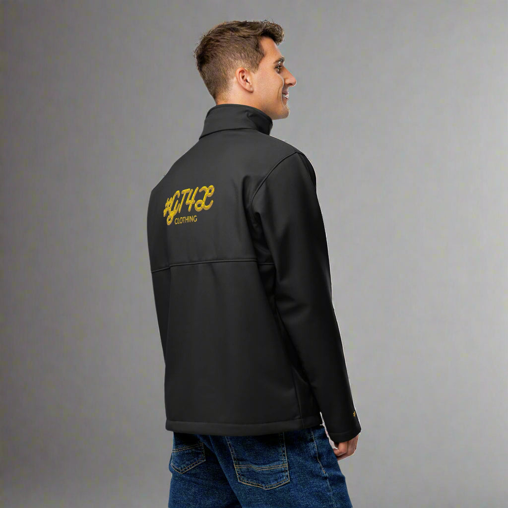 #GT4L unisex-columbia-soft-shell-jacket-black-back-67e5c12e3aed1