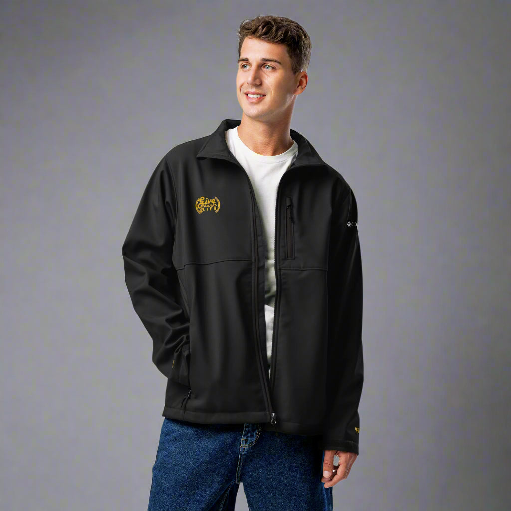 #GT4L unisex-columbia-soft-shell-jacket-black-left-67e5c12e3a708