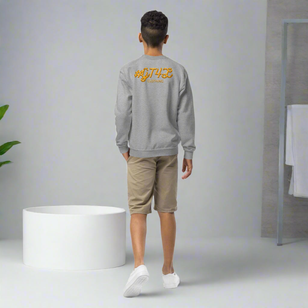 #GT4L youth-crew-neck-sweatshirt-sport-grey-back-67cc4aaae87bb