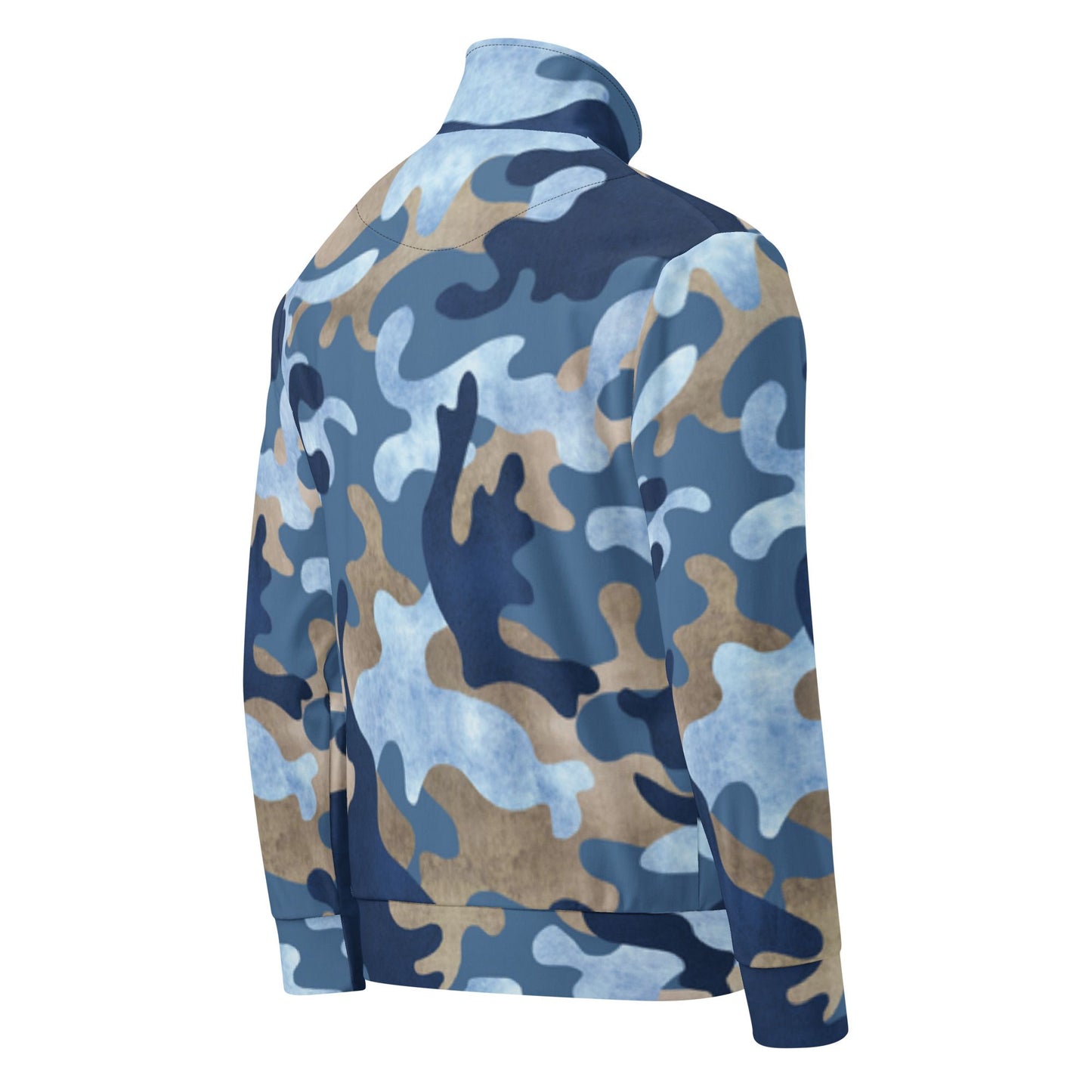 GT4L Men's Recycled Marine Track Jacket | Brushed Fleece Zip Jacket | UK