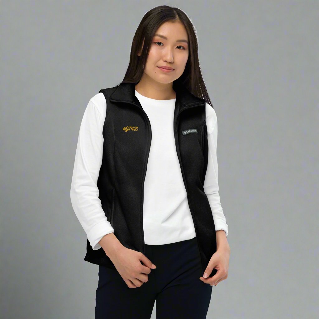 #GT4L - Women's Columbia Fleece Vest. Branded Clothing and Accessories