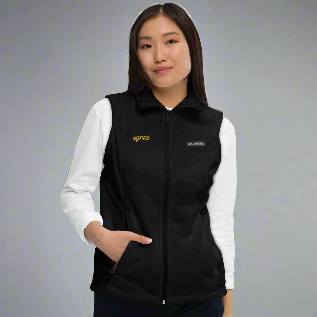 #GT4L - Women's Columbia Fleece Vest. Branded Clothing and Accessories
