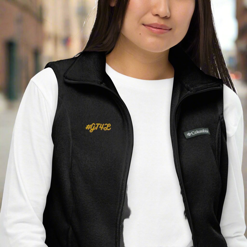 #GT4L - Women's Columbia Fleece Vest. Branded Clothing and Accessories