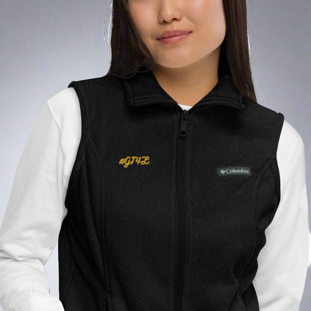 #GT4L - Women's Columbia Fleece Vest. Branded Clothing and Accessories