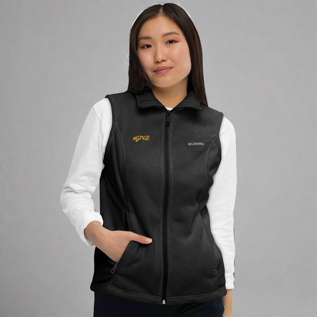 #GT4L - Women's Columbia Fleece Vest. Branded Clothing and Accessories