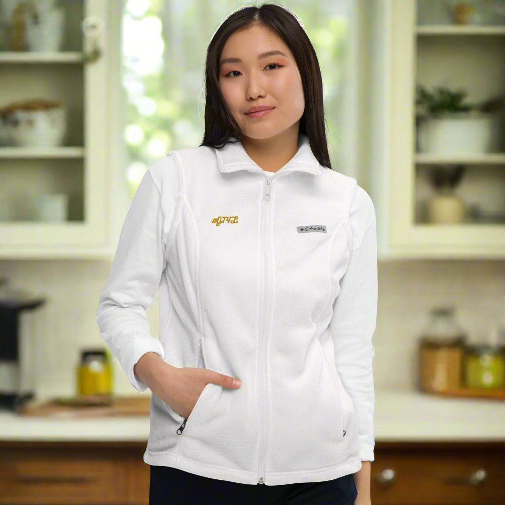 #GT4L - Women's Columbia Fleece Vest. Branded Clothing and Accessories