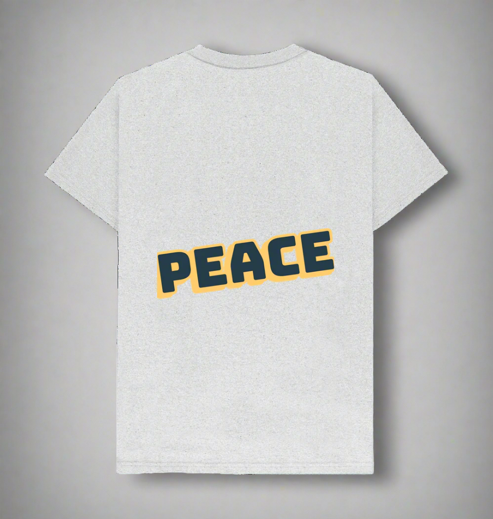 Grey Recycled Printed T-Shirt