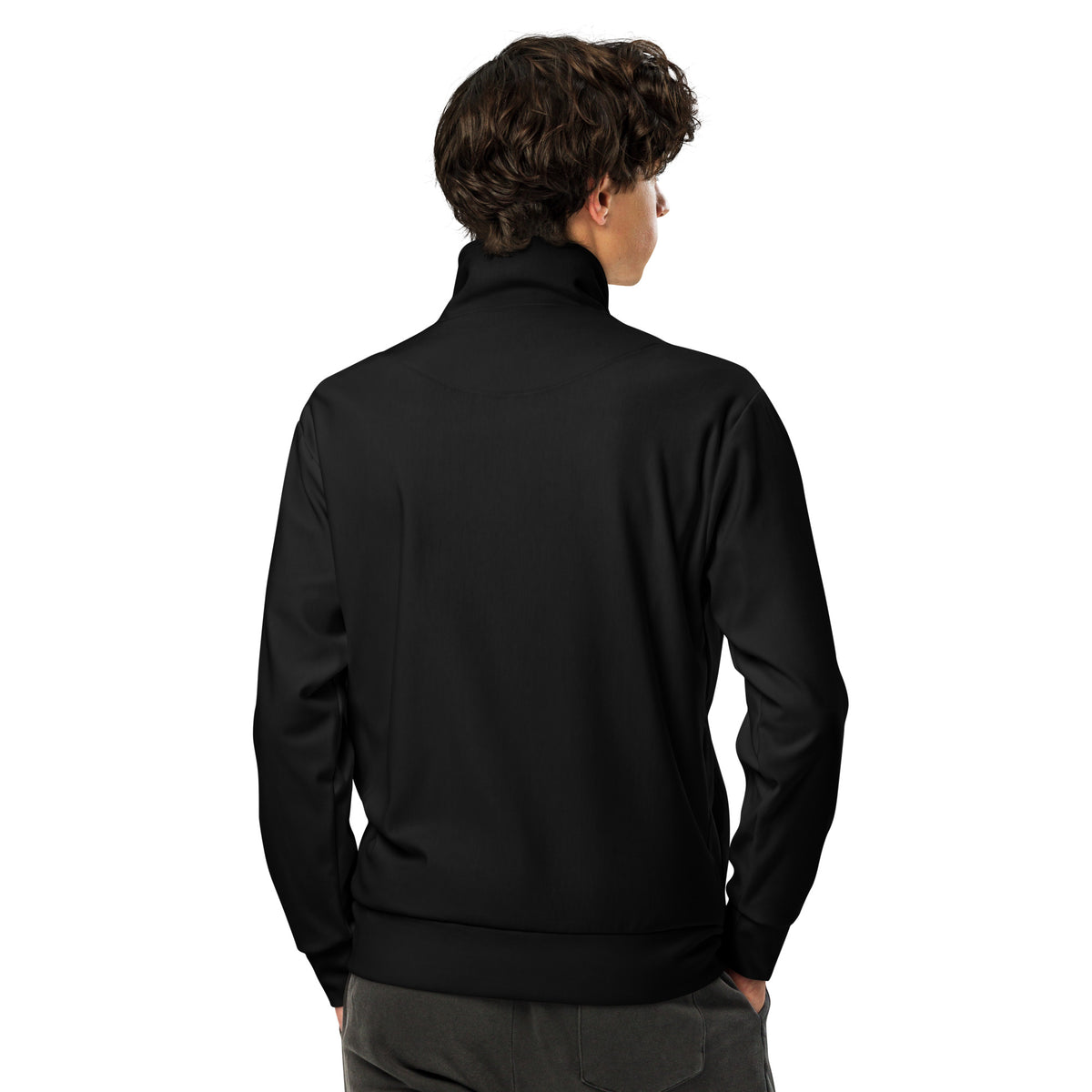 GT4L Men's Recycled Black Track Jacket, view 5