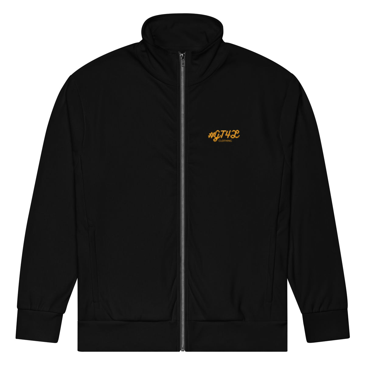 GT4L Men's Recycled Black Track Jacket, view 9