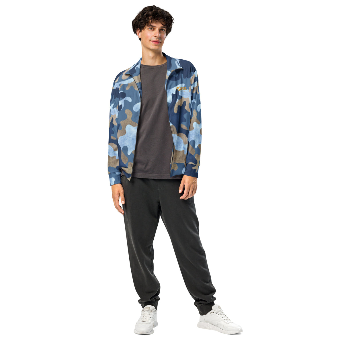 GT4L Men's Recycled Marine Track Jacket, view 4