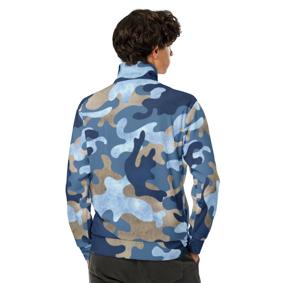 GT4L Men's Recycled Marine Track Jacket, view 3