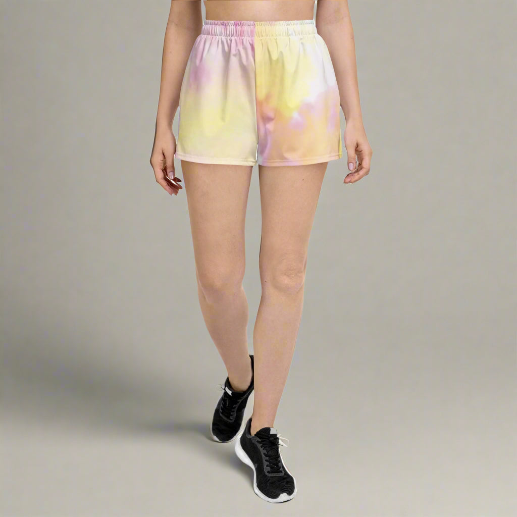 #GT4L all-over-print-unisex-athletic-shorts-white-front-67f632a54550b