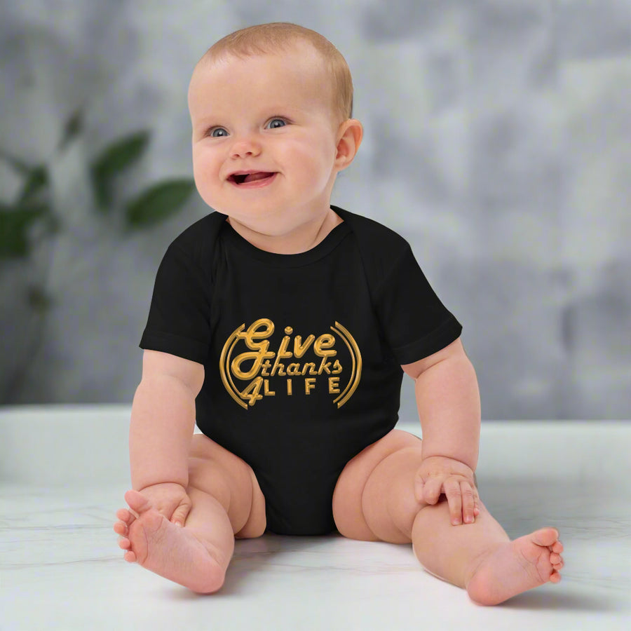 GT4L Organic Cotton Baby Bodysuit, view 6