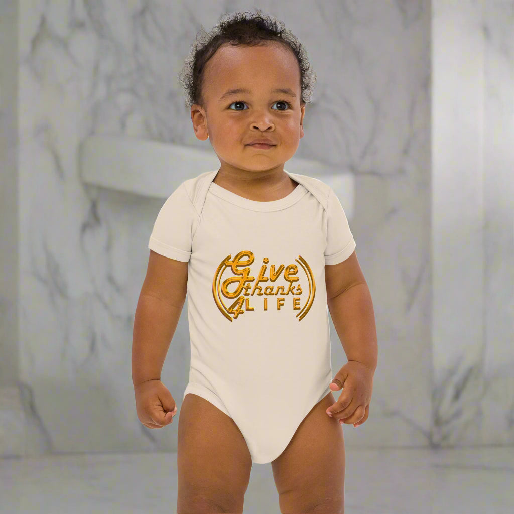 GT4L Organic Cotton Baby Bodysuit, view 11