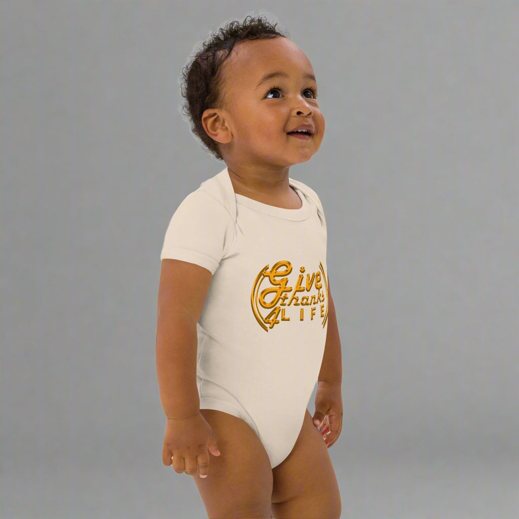 GT4L Organic Cotton Baby Bodysuit, view 12