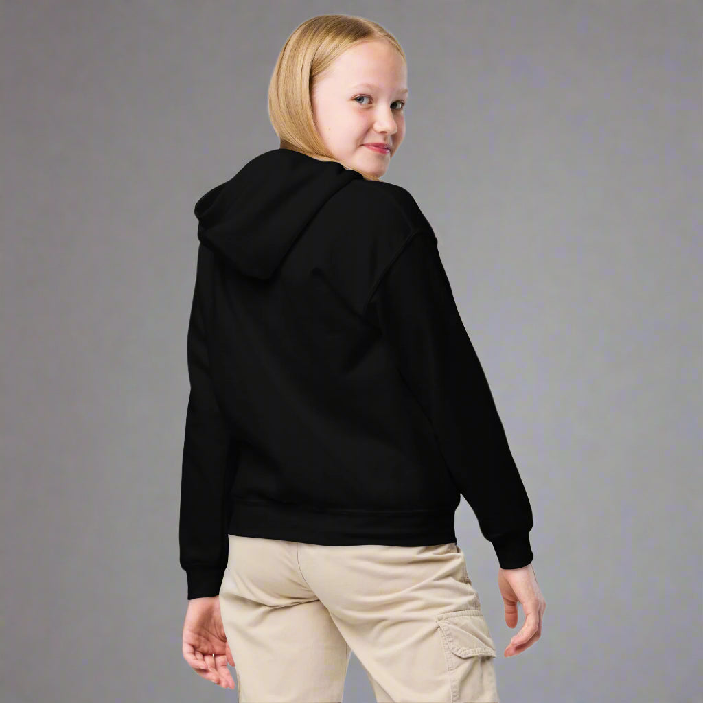 #GT4L youth-heavy-blend-hoodie-black-back-67bf37d8c7b32