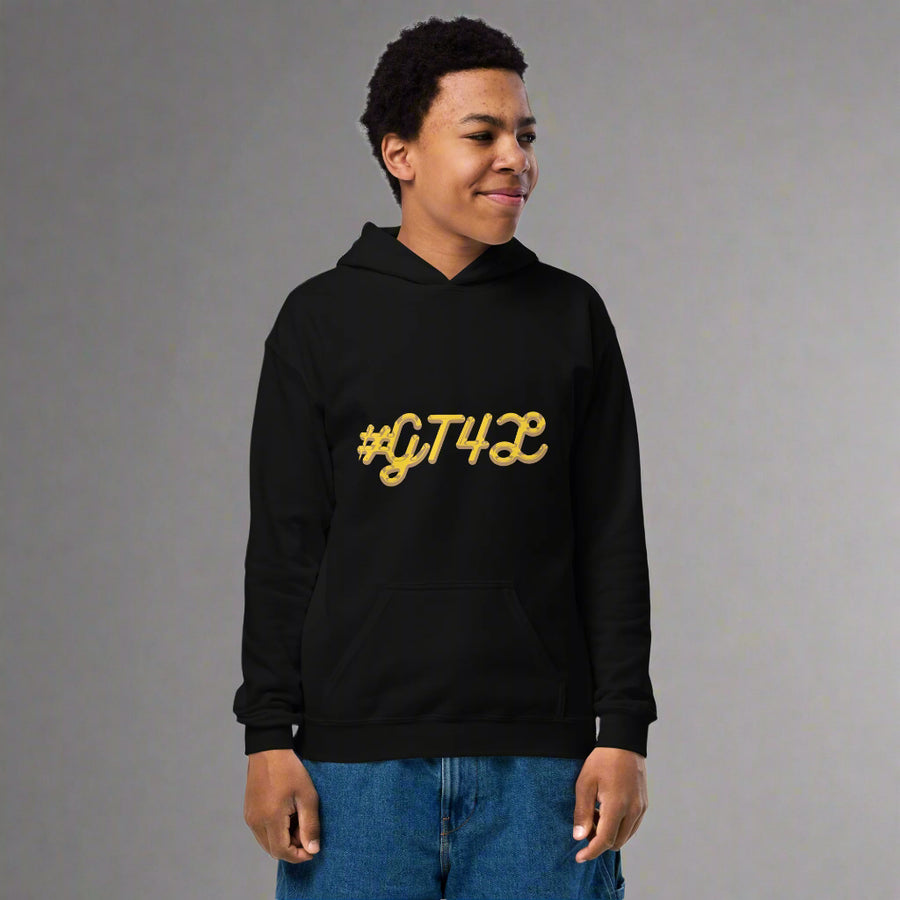 GT4L Youth Heavy Blend Hoodie, view 7
