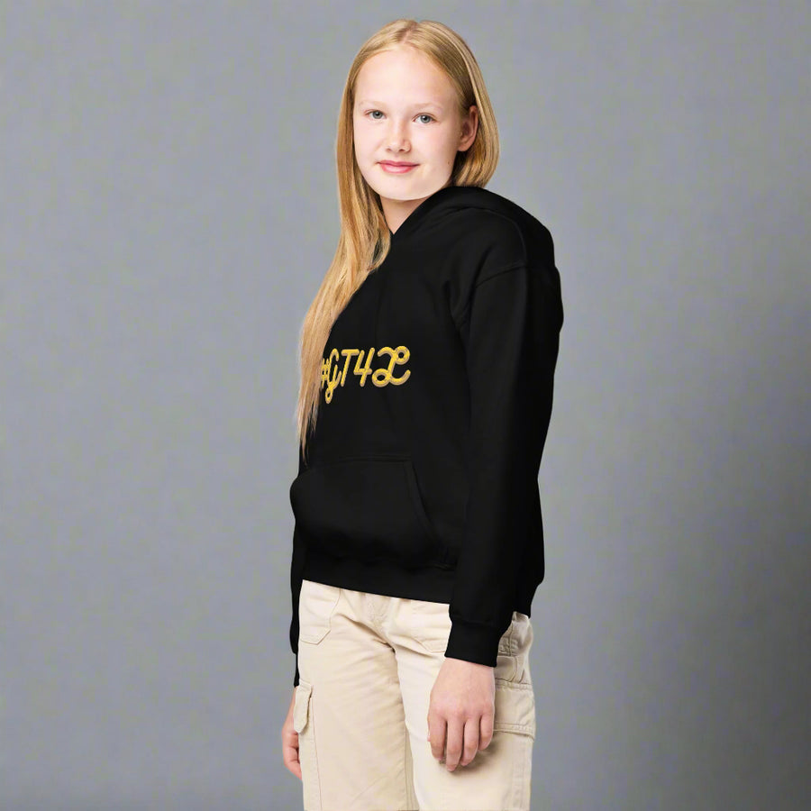GT4L Youth Heavy Blend Hoodie, view 8