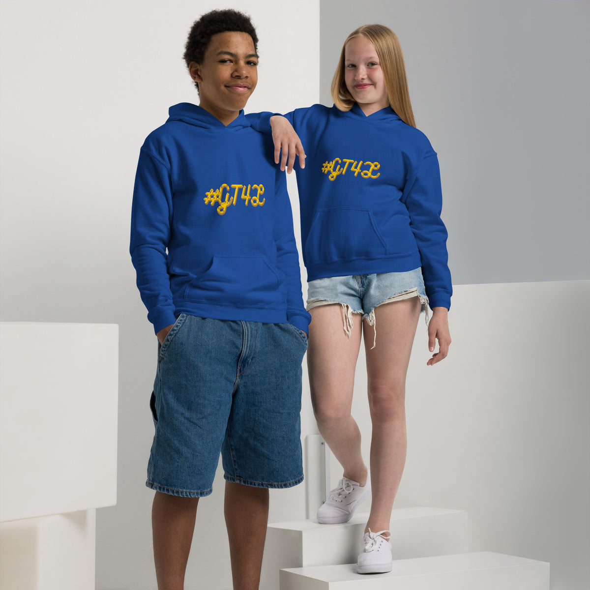 GT4L Youth Heavy Blend Hoodie, view 10