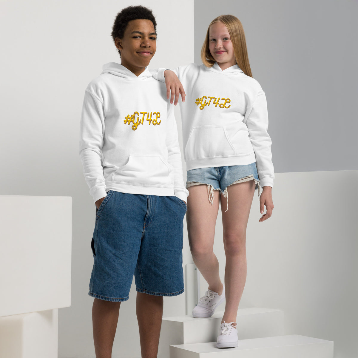 GT4L Youth Heavy Blend Hoodie, view 11