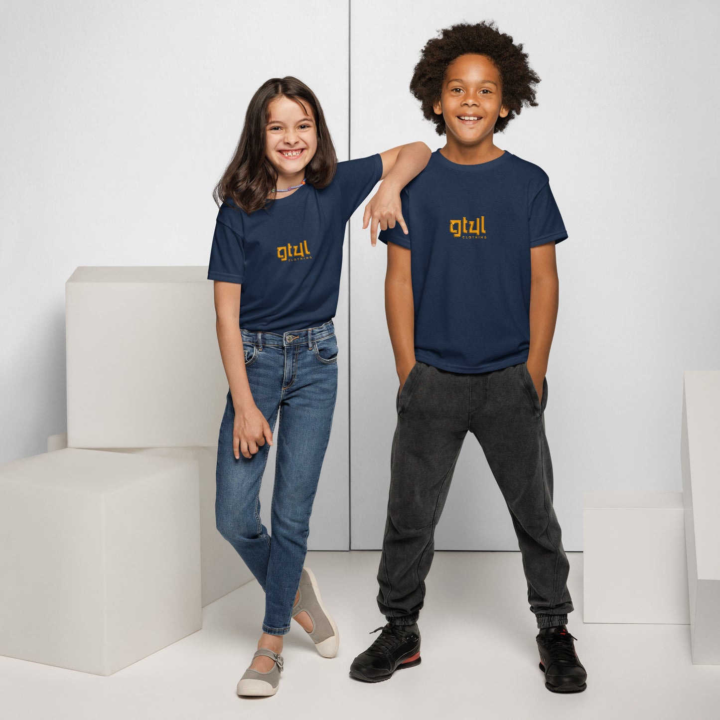 #GT4L youth-sports-tee-navy-front-67c08f0632931