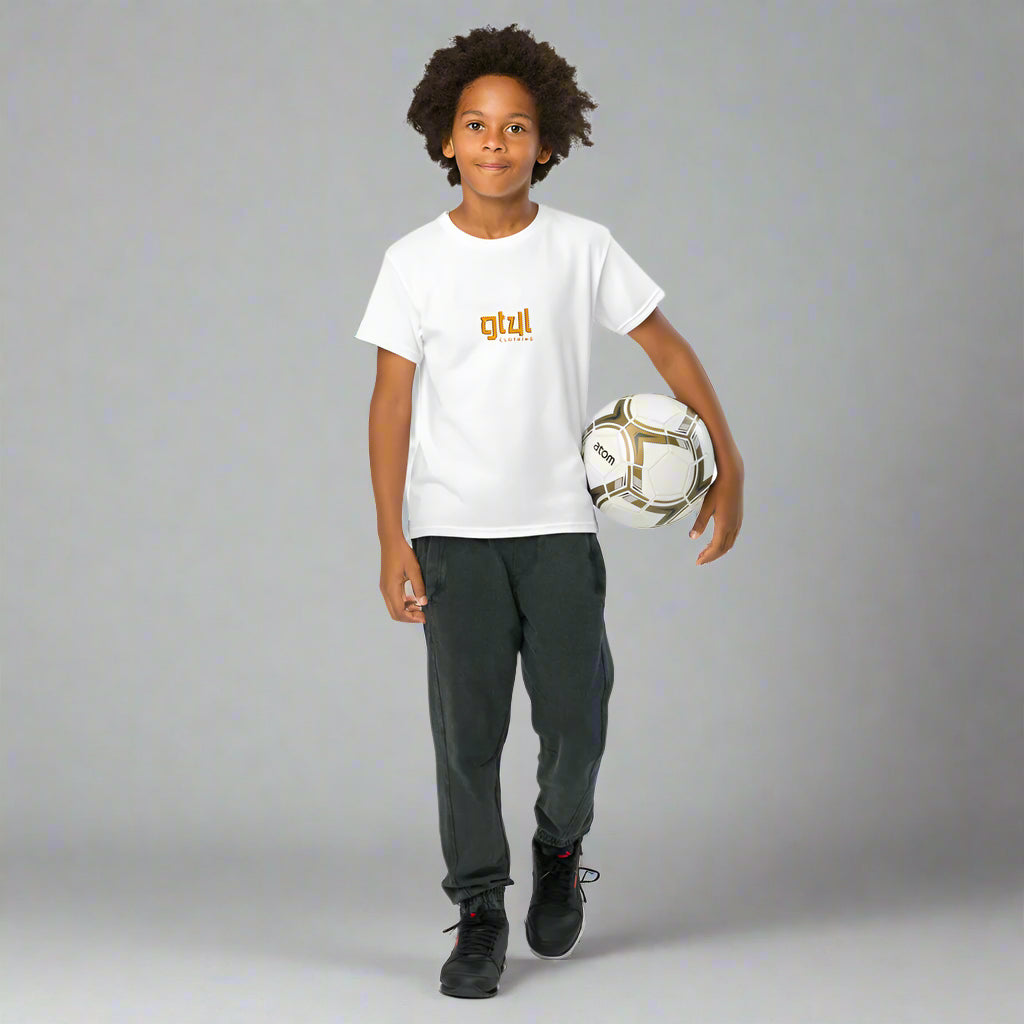 #GT4L youth-sports-tee-white-front-2-67c08b1636e
