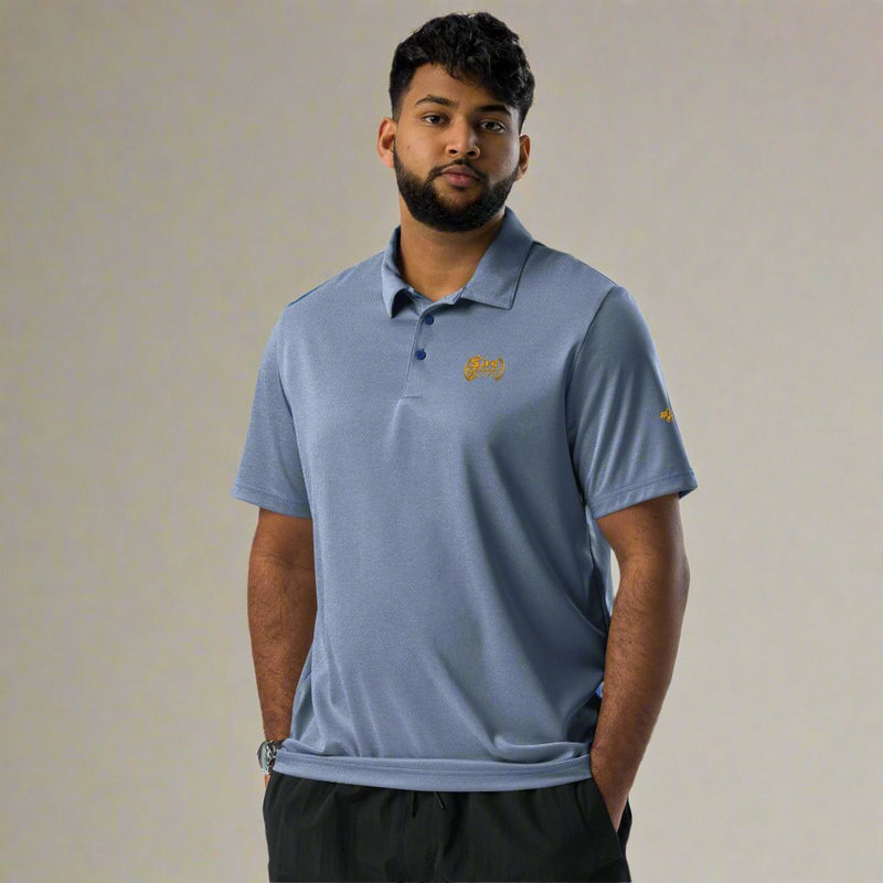 GT4L Mens Adidas Space-Dyed Polo Shirts