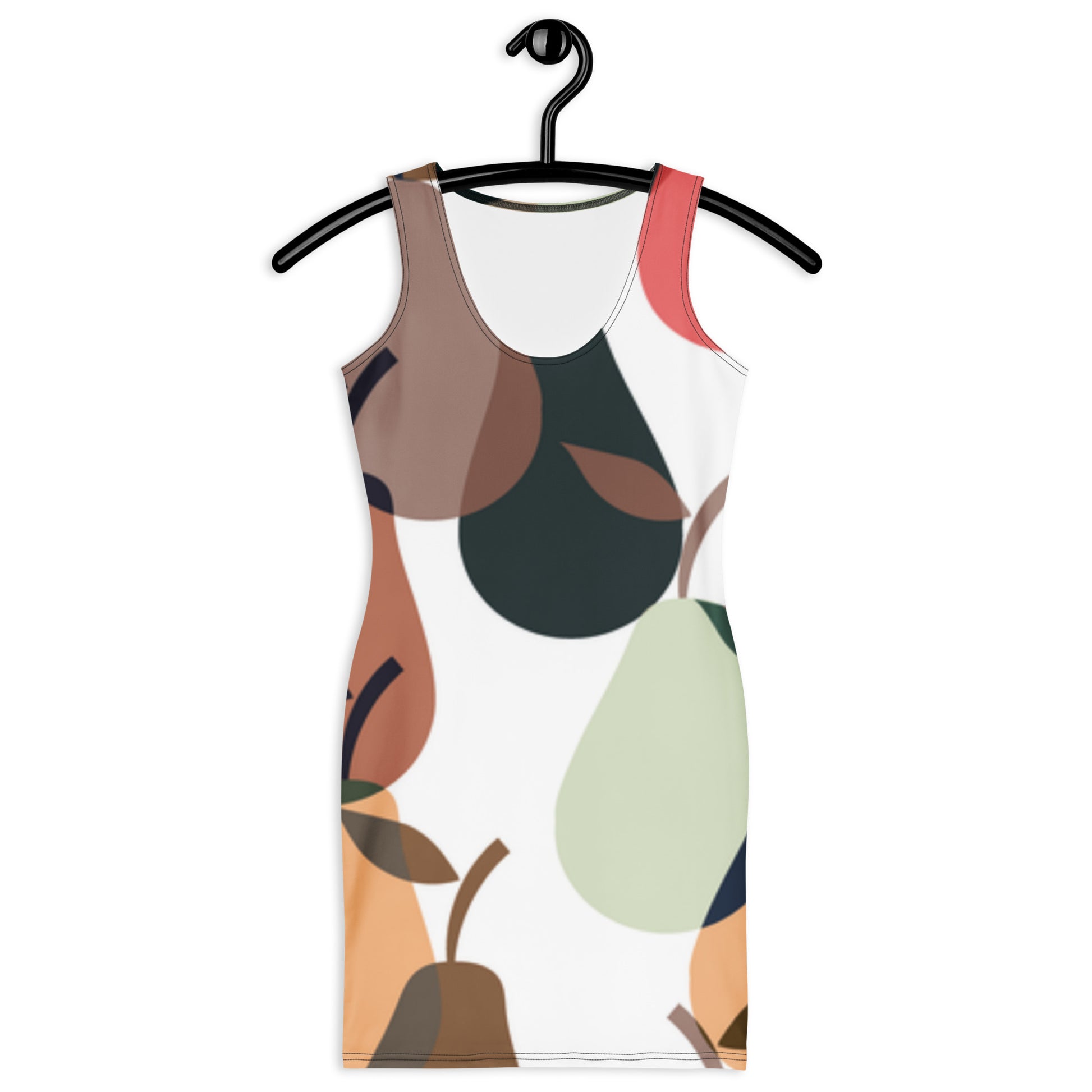 all-over-print-bodycon-dress-abbi=pear's-front