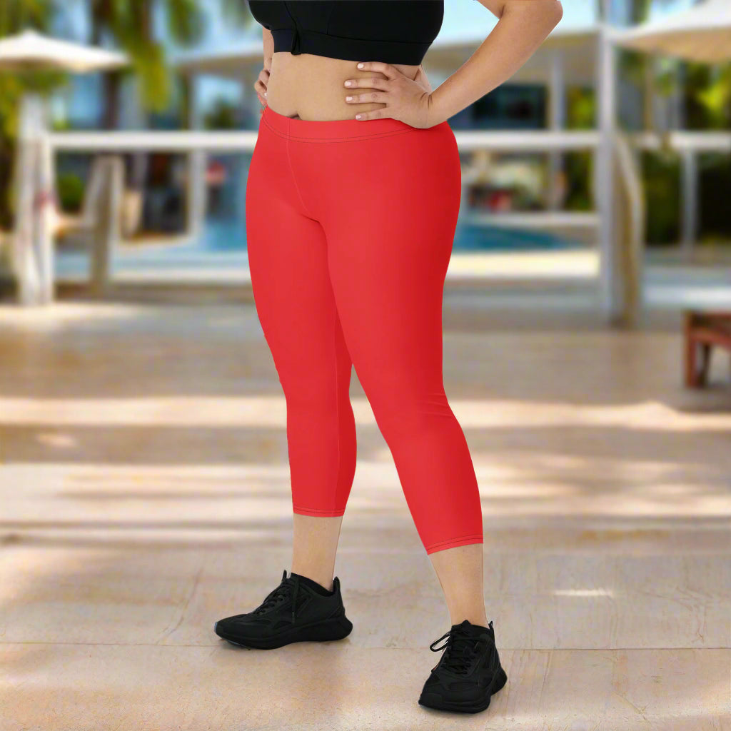 all-over-print-capri-leggings-red-front-6765ea634a9c9