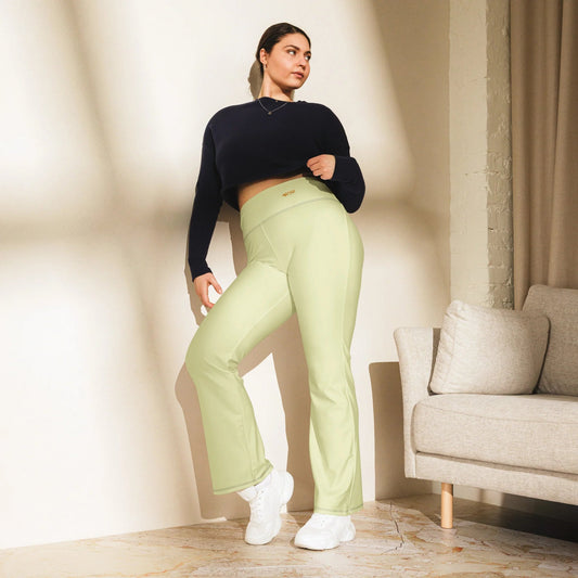 all-over-print-flare-leggings-green-front-6761524047cab