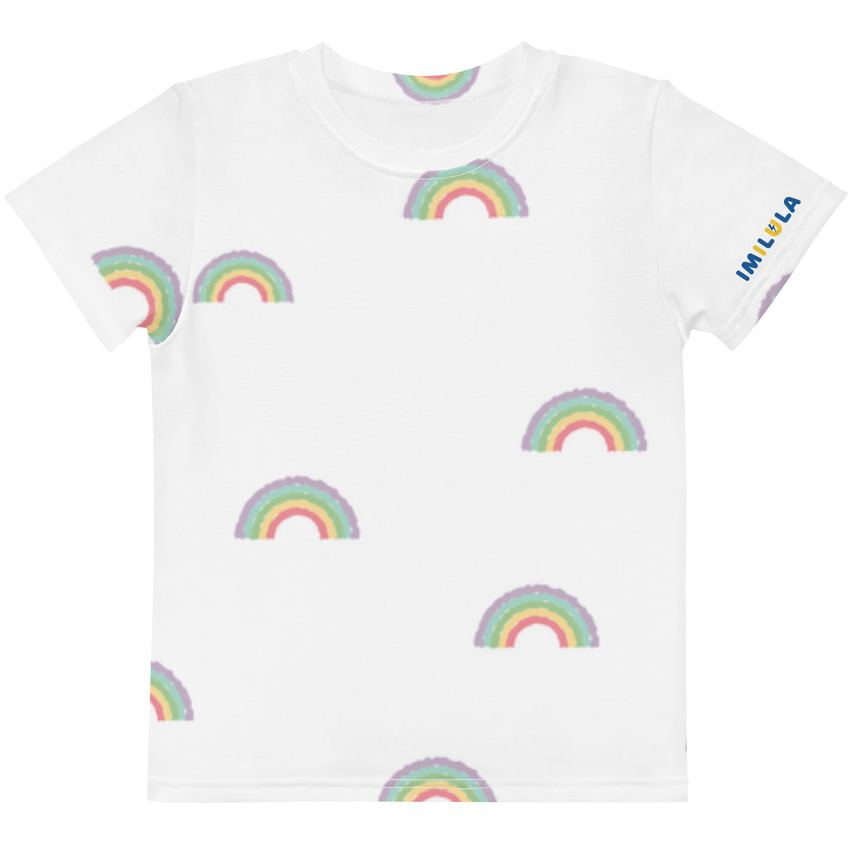 IMILULA Rainbow Kids Cotton Crew Neck T-Shirt