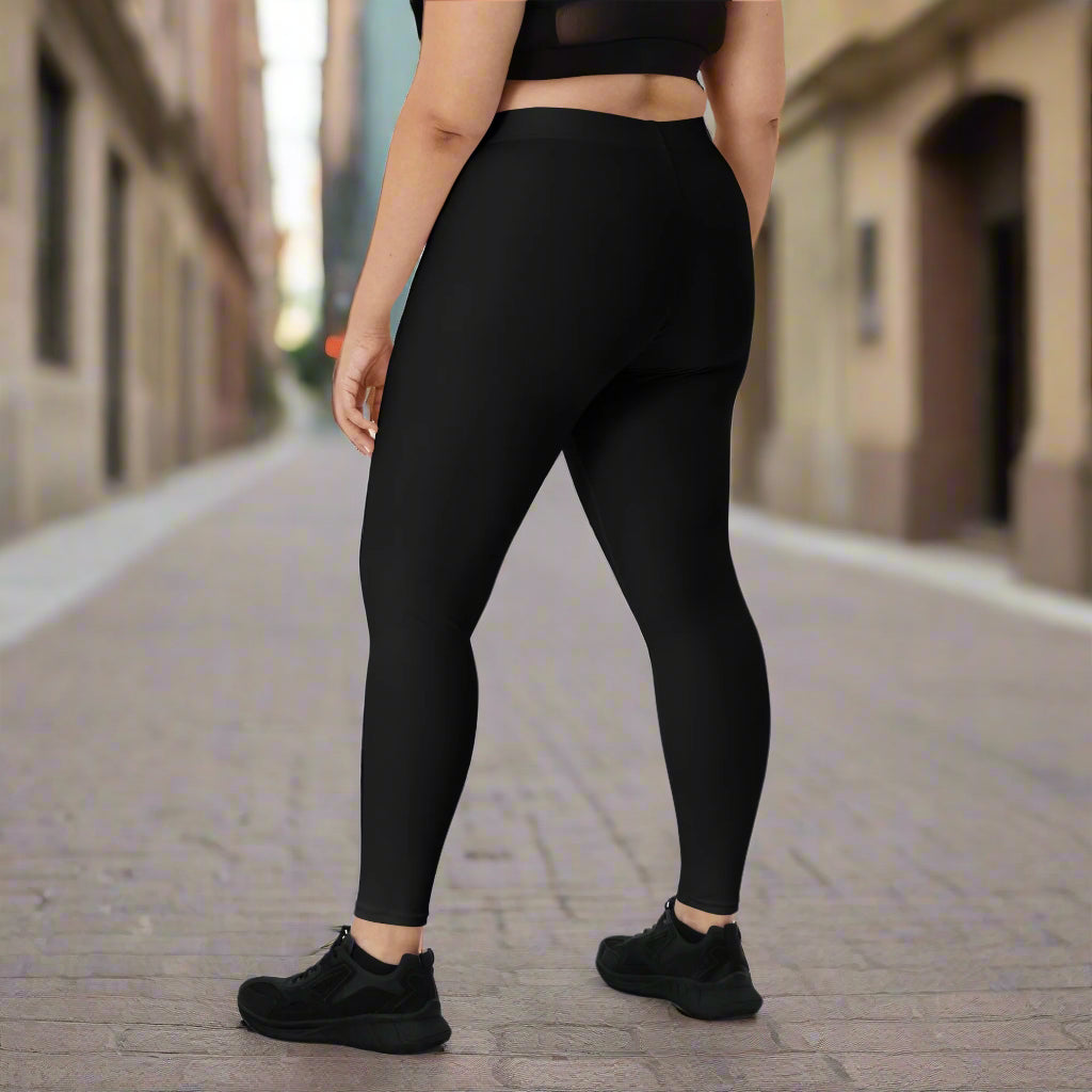 GT4L Women's Black Leggings, view 7