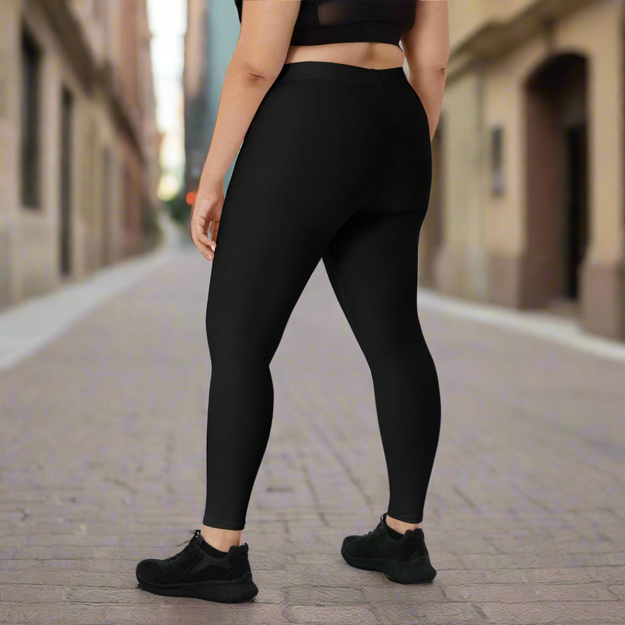 GT4L Women's Black Leggings, view 7
