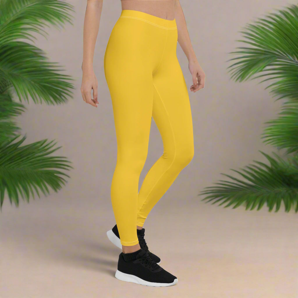 all-over-print-leggings-yellow-right-front-677076760d0a4