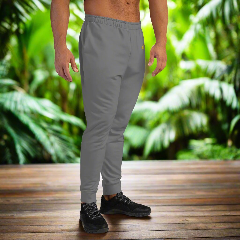GT4L Men's Grey Joggers, view 3
