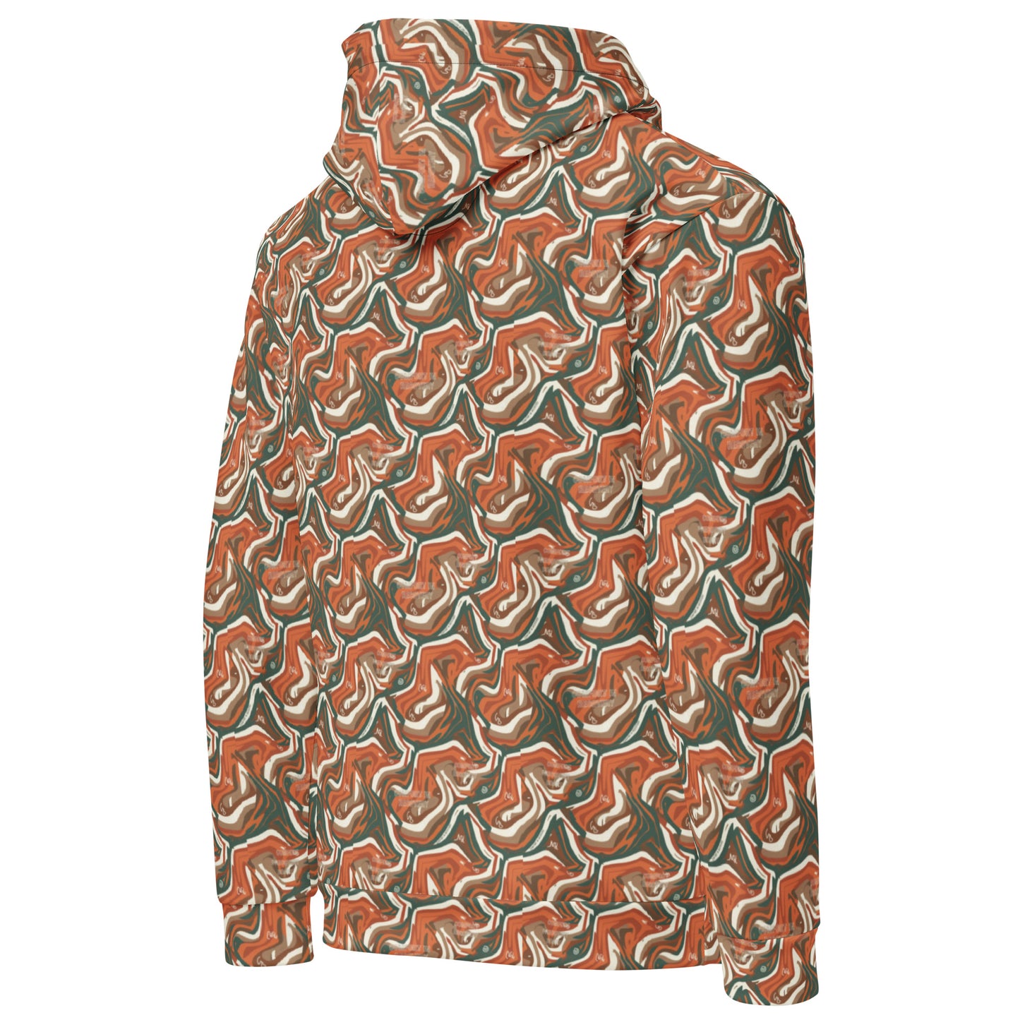 Patterned jacket on a white background