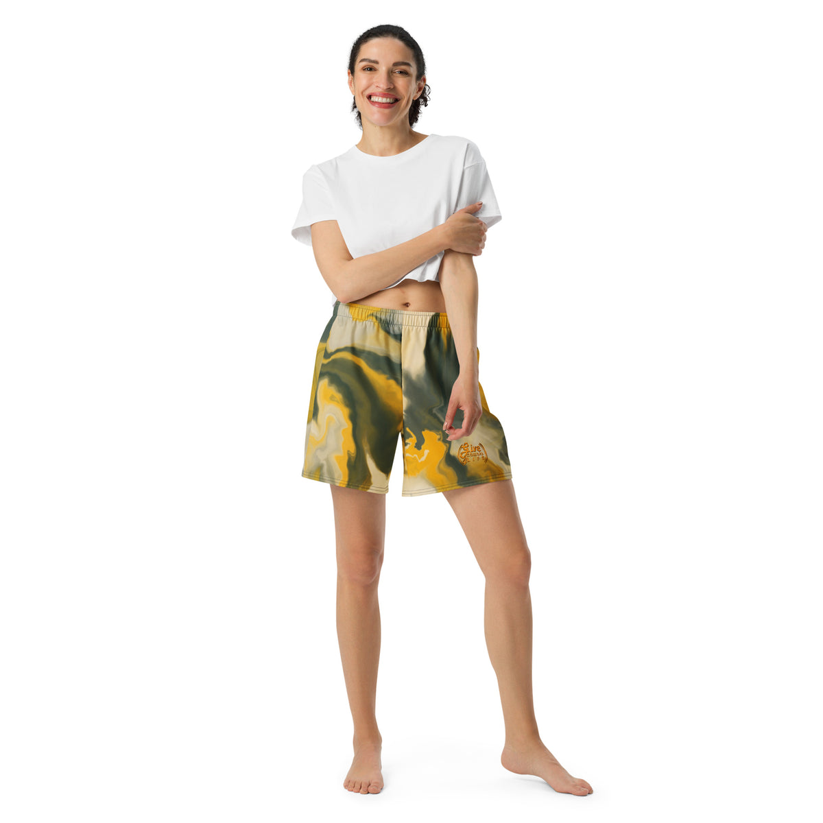 GT4L All-Over Print Unisex Athletic Long Shorts, view 20