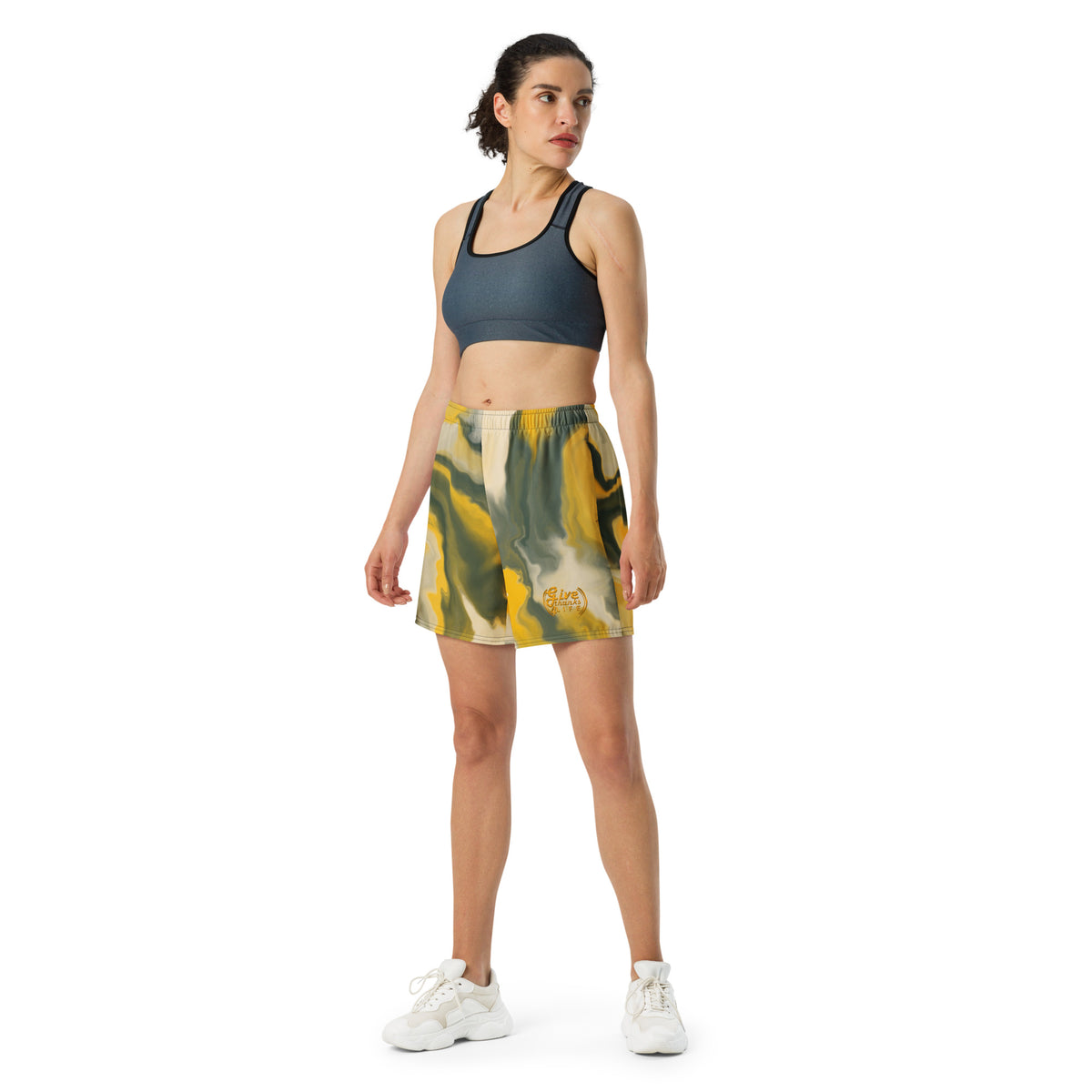 GT4L All-Over Print Unisex Athletic Long Shorts, view 17