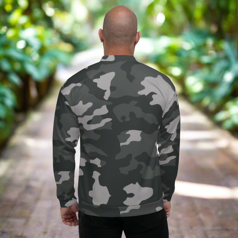 GT4L Men's Camo Bomber Jacket, view 7