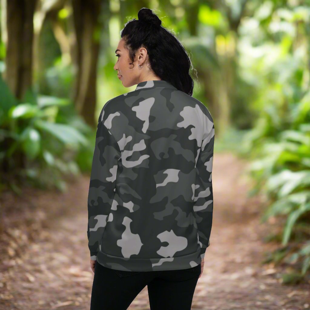 Bomber Jacket Army Camo Jacket Womens GT4L Women's Camo Bomber