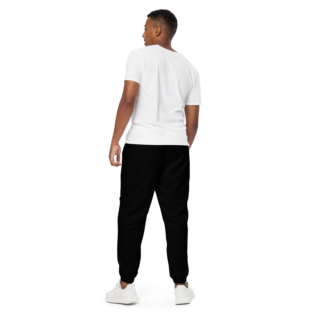 GT4L Men's Recycled Track Pants Black, view 6