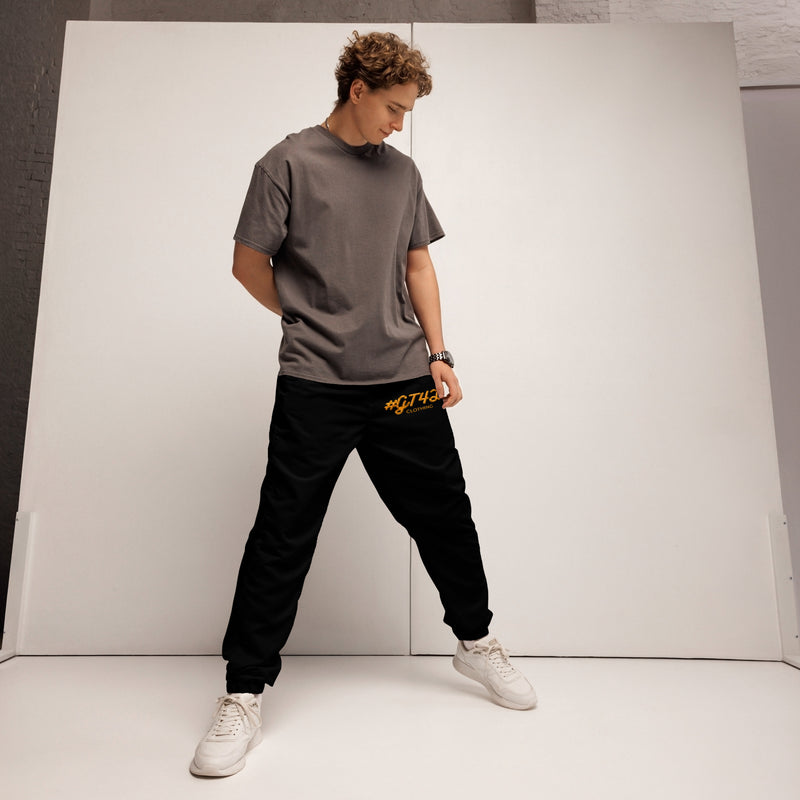 GT4L Men's Recycled Track Pants Black