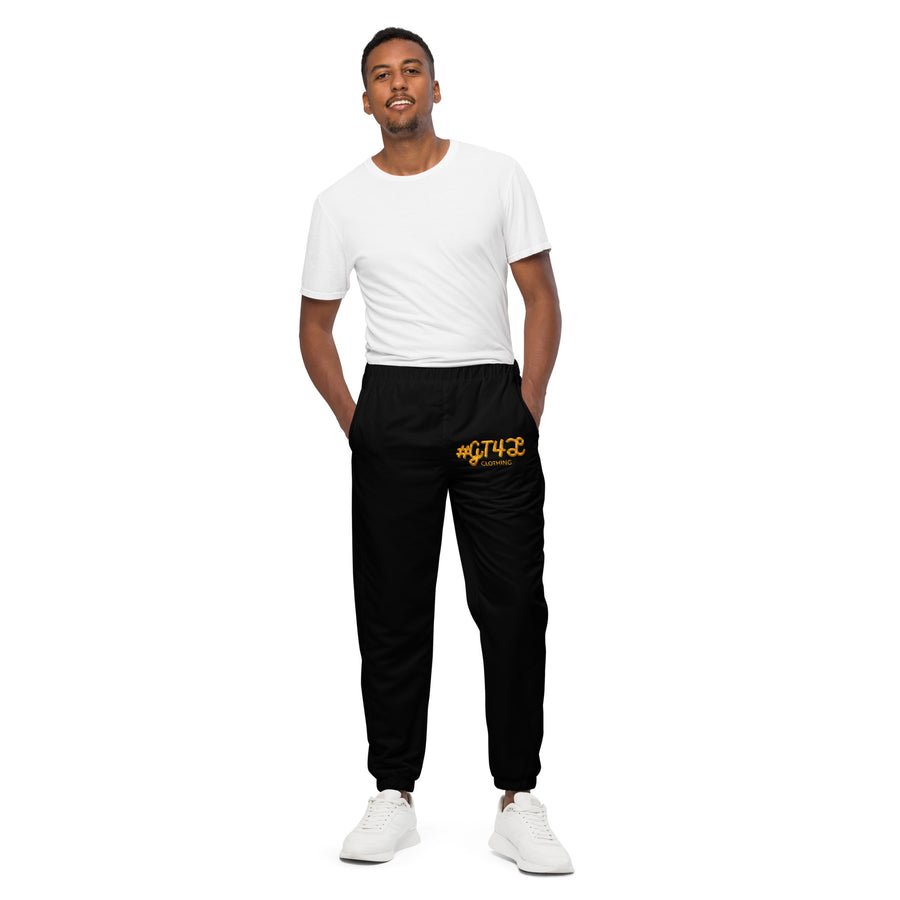GT4L Men's Recycled Track Pants Black, view 8