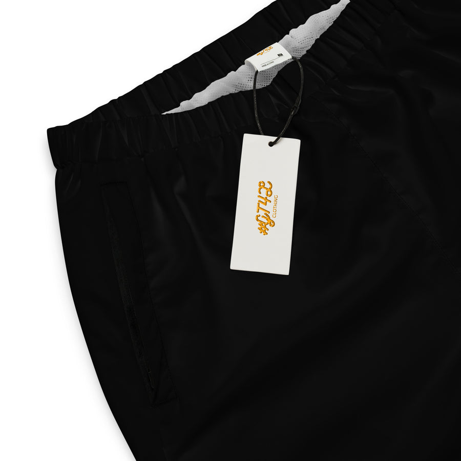 GT4L Men's Recycled Track Pants Black, view 4