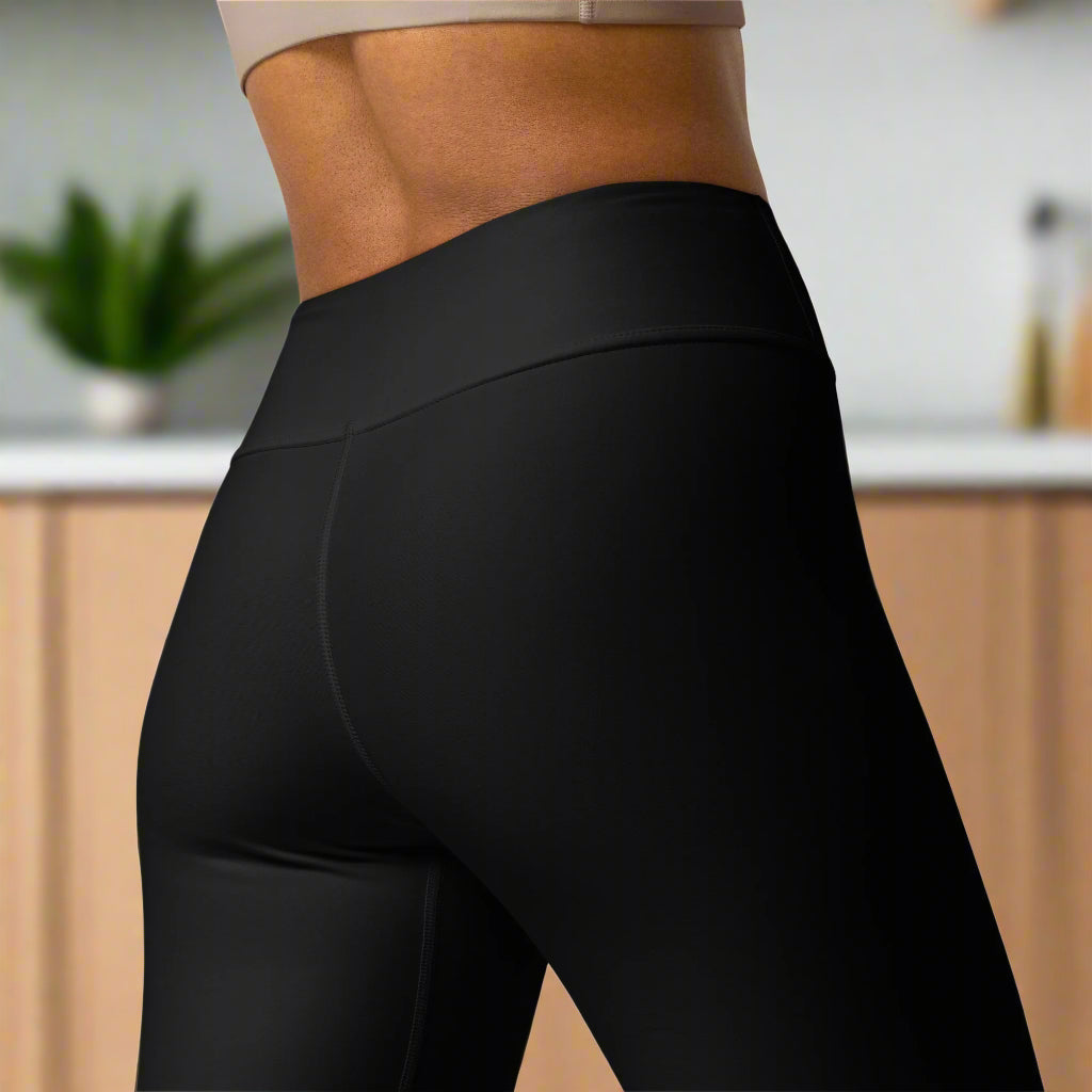 GT4L Women's Black Yoga Leggings, view 5