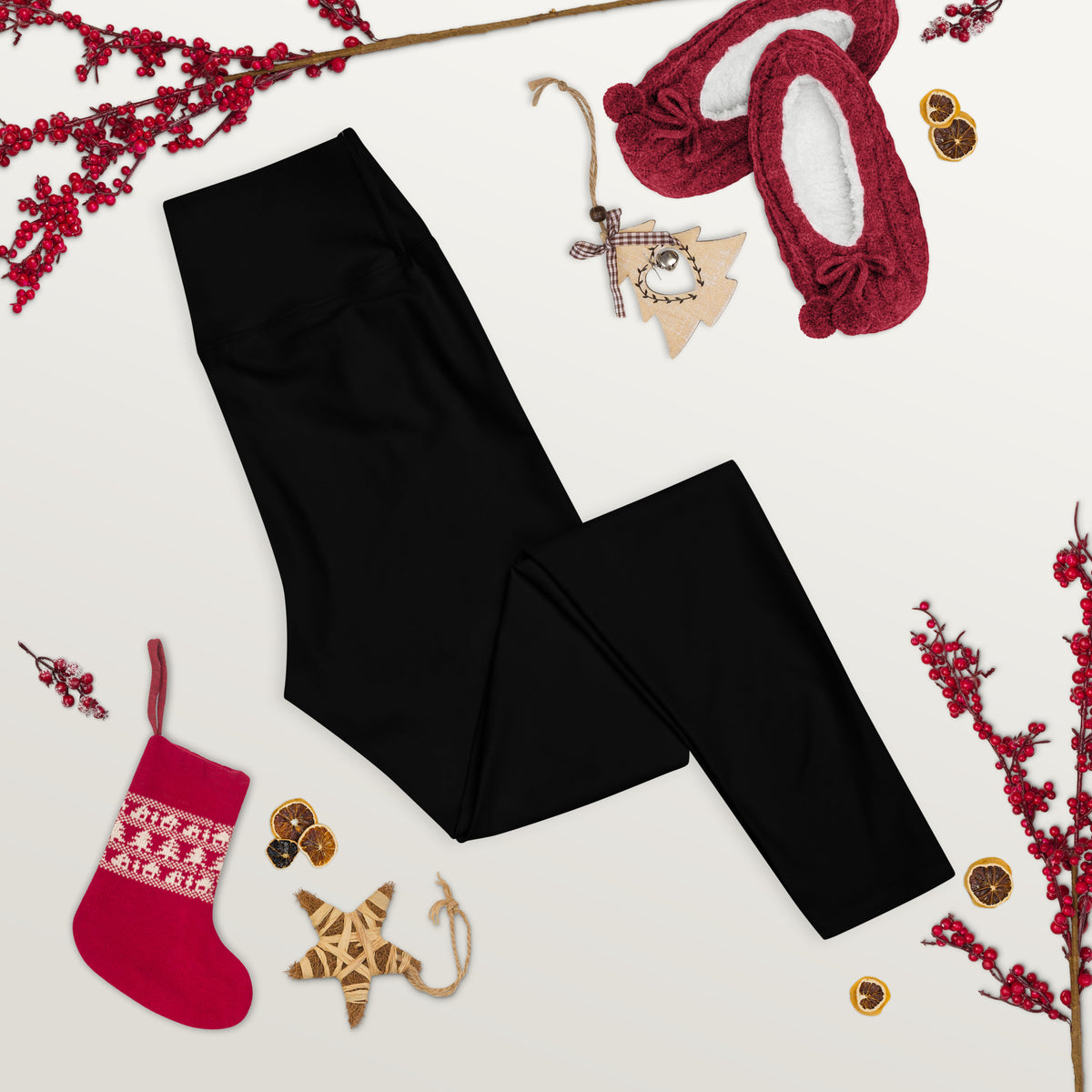 GT4L Women's Black Yoga Leggings, view 11